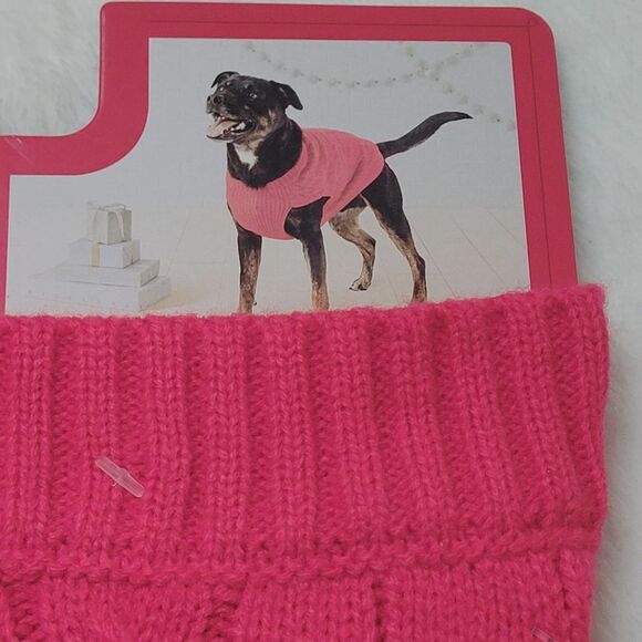 Wondershop Dog Sweater Solid Red Size Medium New - Picture 4 of 6